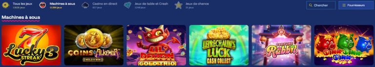 OhMyZino Casino machines à sous